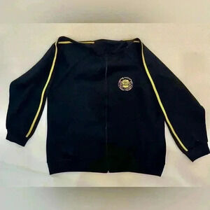 PNB NATION black zip up jacket size 3X in new like condition streetwear hip-hop